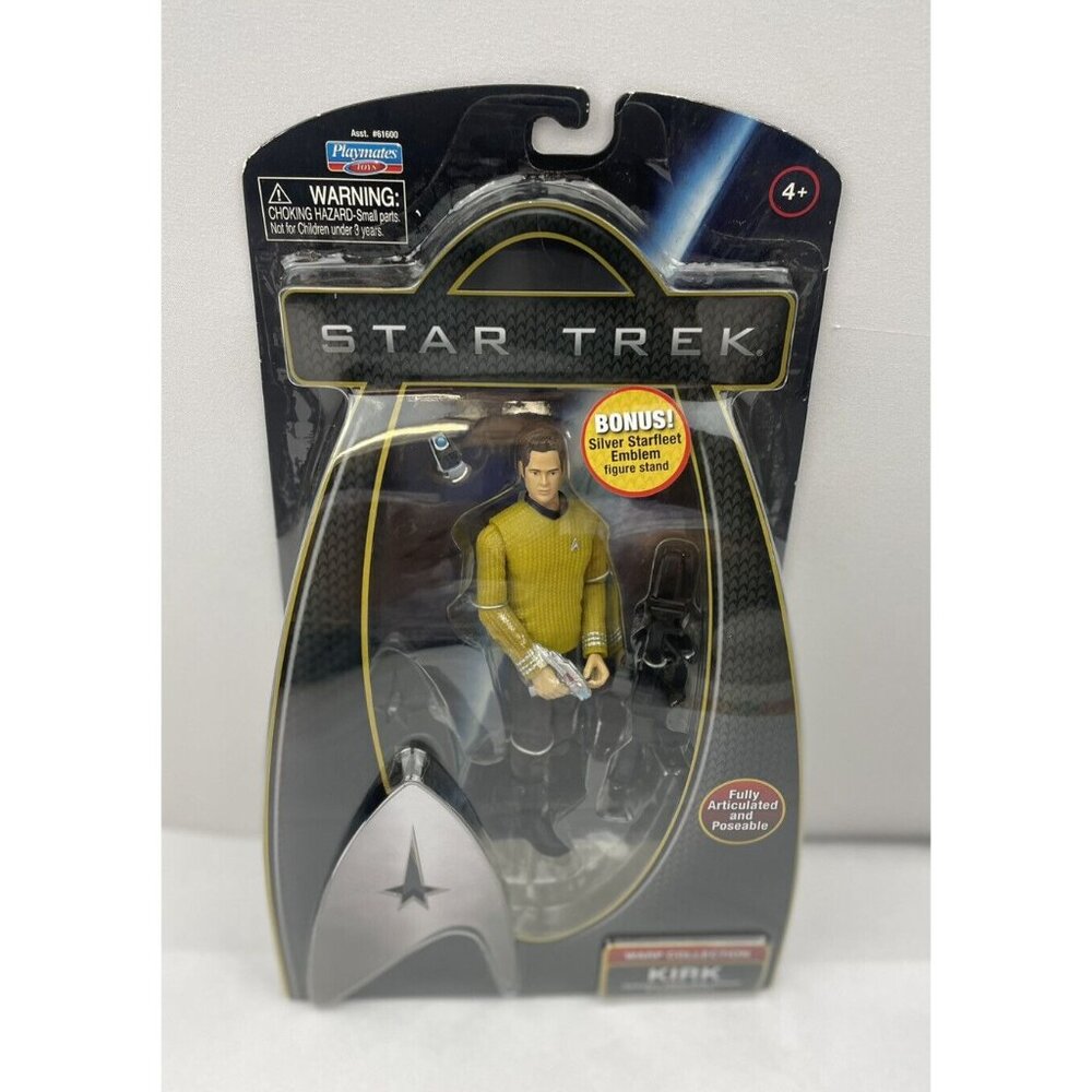 Playmates Star Trek Warp Collection Kirk 6" Action Figure